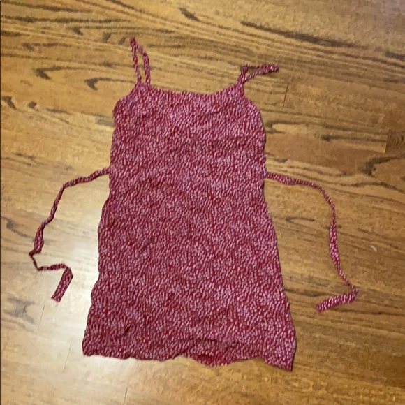 open lace back dress Colleen Allen Twist Top in Poppy Red Medium